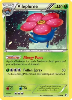 Vileplume, Boundaries Crossed 3/149