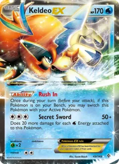 Keldeo-EX, Boundaries Crossed 49/149