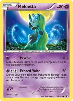Meloetta, Boundaries Crossed 77/149