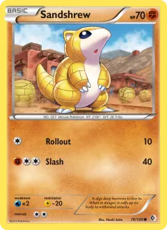 Sandshrew, Boundaries Crossed 78/149