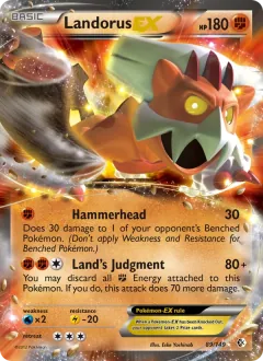 Landorus-EX, Boundaries Crossed 89/149