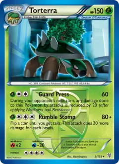 Torterra, Plasma Storm 3/135