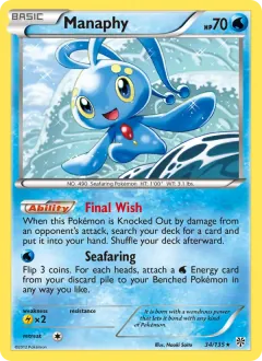 Manaphy, Plasma Storm 34/135