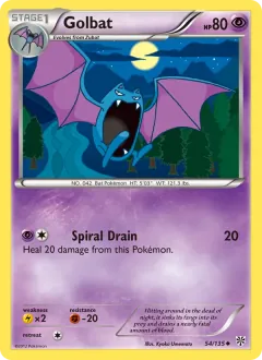 Golbat, Plasma Storm 54/135