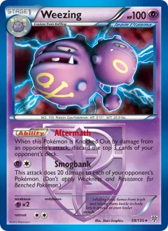 Weezing, Plasma Storm 58/135
