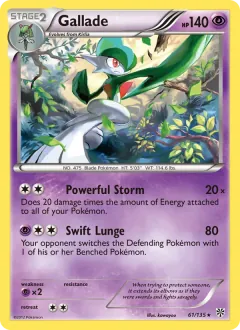 Gallade, Plasma Storm 61/135