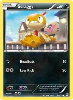 Scraggy, Plasma Storm 85/135