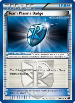 Team Plasma Badge, Plasma Freeze 104/116