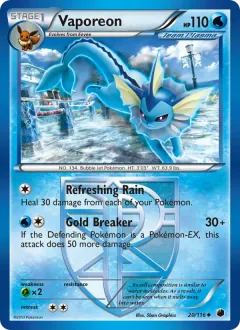 Vaporeon, Plasma Freeze 20/116