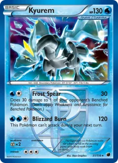 Kyurem, Plasma Freeze 31/116