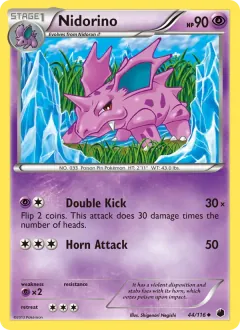 Nidorino, Plasma Freeze 44/116