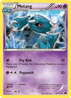 Metang, Plasma Freeze 51/116