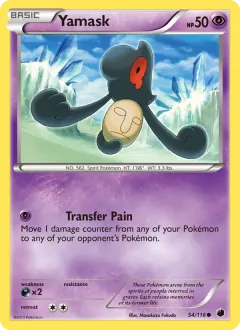 Yamask, Plasma Freeze 54/116
