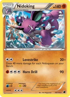Nidoking, Plasma Freeze 58/116