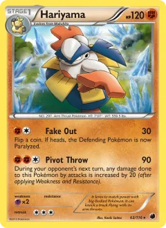 Hariyama, Plasma Freeze 63/116