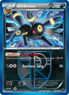 Umbreon, Plasma Freeze 64/116