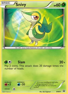 Snivy, BW Black Star Promos BW01/101