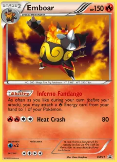Emboar, BW Black Star Promos BW21/101