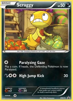 Scraggy, BW Black Star Promos BW25/101