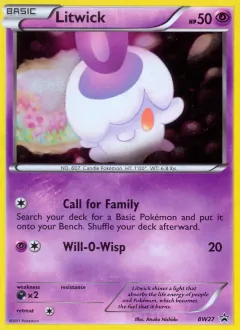 Litwick, BW Black Star Promos BW27/101