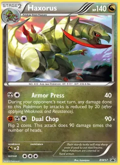 Haxorus, BW Black Star Promos BW57/101