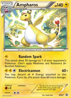 Ampharos, BW Black Star Promos BW67/101