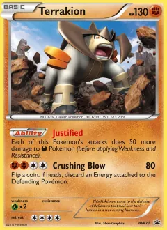 Terrakion, BW Black Star Promos BW71/101