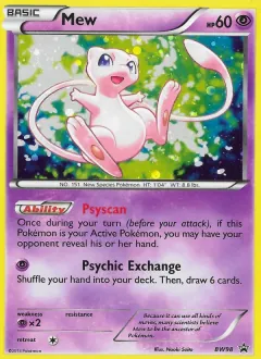 Mew, BW Black Star Promos BW98/101