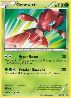 Genesect, BW Black Star Promos BW99/101