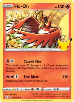 Ho-Oh, Celebrations 1/25