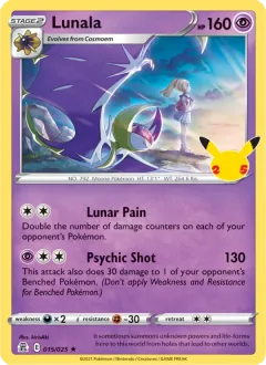 Lunala, Celebrations 15/25