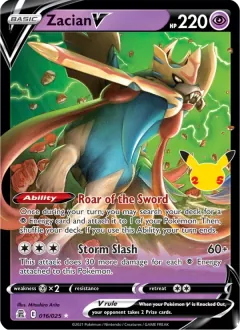 Zacian V, Celebrations 16/25