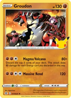 Groudon, Celebrations 17/25