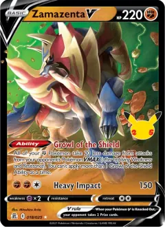 Zamazenta V, Celebrations 18/25