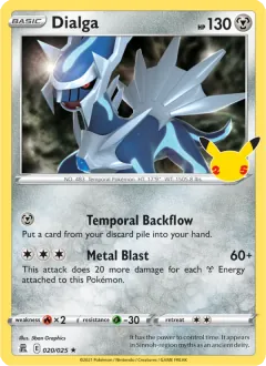 Dialga, Celebrations 20/25