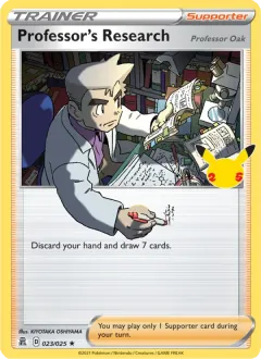 Professor's Research (Professor Oak), Celebrations 23/25