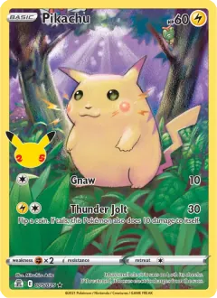 Pikachu, Celebrations 5/25