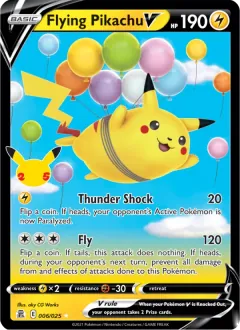Flying Pikachu V, Celebrations 6/25