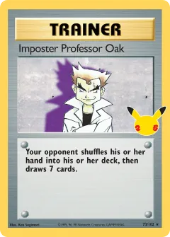 Imposter Professor Oak, Celebrations Classic Collection CC004/25