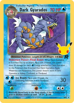 Dark Gyarados, Celebrations Classic Collection CC005/25