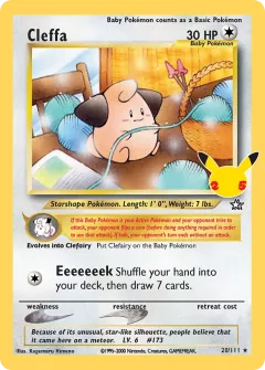 Cleffa, Celebrations Classic Collection CC009/25
