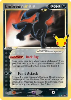 Umbreon ☆, Celebrations Classic Collection CC015/25