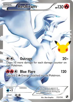 Reshiram, Celebrations Classic Collection CC020/25