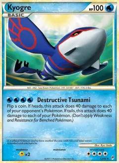 Kyogre, Call of Legends 12/95