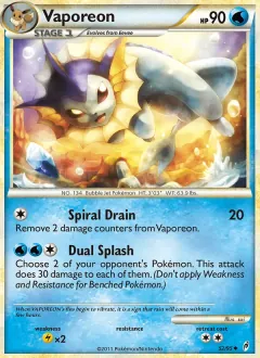 Vaporeon, Call of Legends 52/95