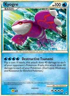 Kyogre, Call of Legends SL6/95