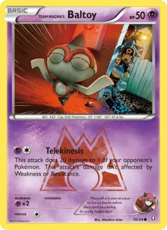 Team Magma's Baltoy, Double Crisis 10/34