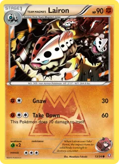 Team Magma's Lairon, Double Crisis 13/34