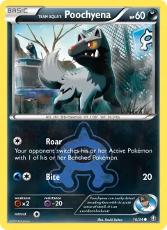 Team Aqua's Poochyena, Double Crisis 16/34