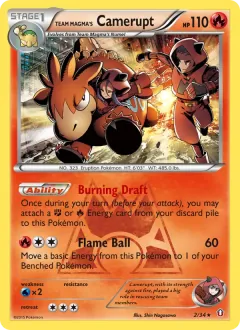 Team Magma's Camerupt, Double Crisis 2/34